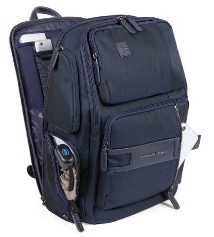 Рюкзак мужской Piquadro Tokyo CA4915S107/BLU синий натур.кожа