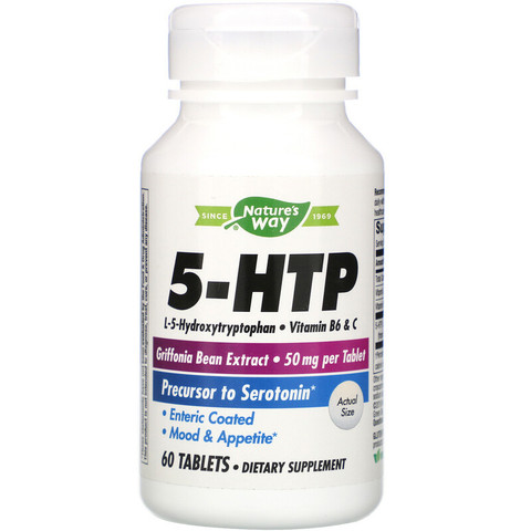 Nature's Way, 5-HTP, 60 таблеток