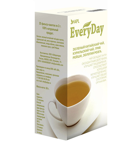 APL. Чай EVERYDAY GREEN
