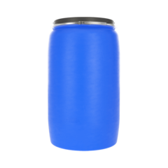 Бочка пластиковая ЗТИ Open Top, с крышкой и хомутом, 227 л---