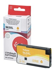 Струйный картридж Sakura 3JA29AE (№963XL Yellow) для HP OfficeJet Pro 9010, 9010e, 9012, 9012e, 9014, 9014e, 9015, 9015e, 9016, 9019, 9019e, 9020, 9022, 9022e, 9025, 9025e AIO, пигментный тип чернил, желтый, 25,5 мл., 1600 к.
