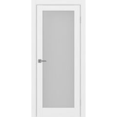 Купить Межкомнатная дверь экошпон Турин 501.2 белый лёд остеклённая