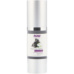 Now Foods, Solutions, увлажняющее детоксифицирующее средство из активированного угля, 1 ж. унц. (30 мл)