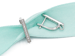 Швензы со стразами 17мм