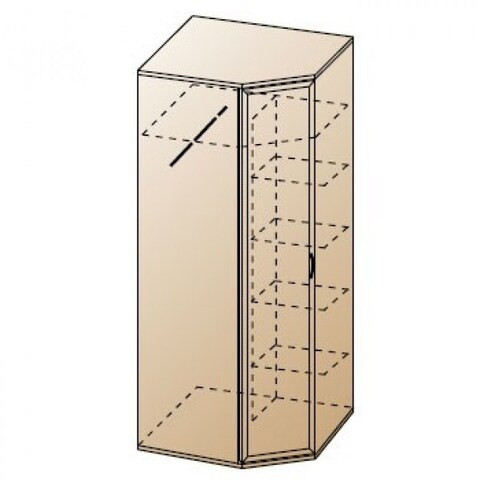 ШК-1011 Карина Шкаф для одежды и белья угловой