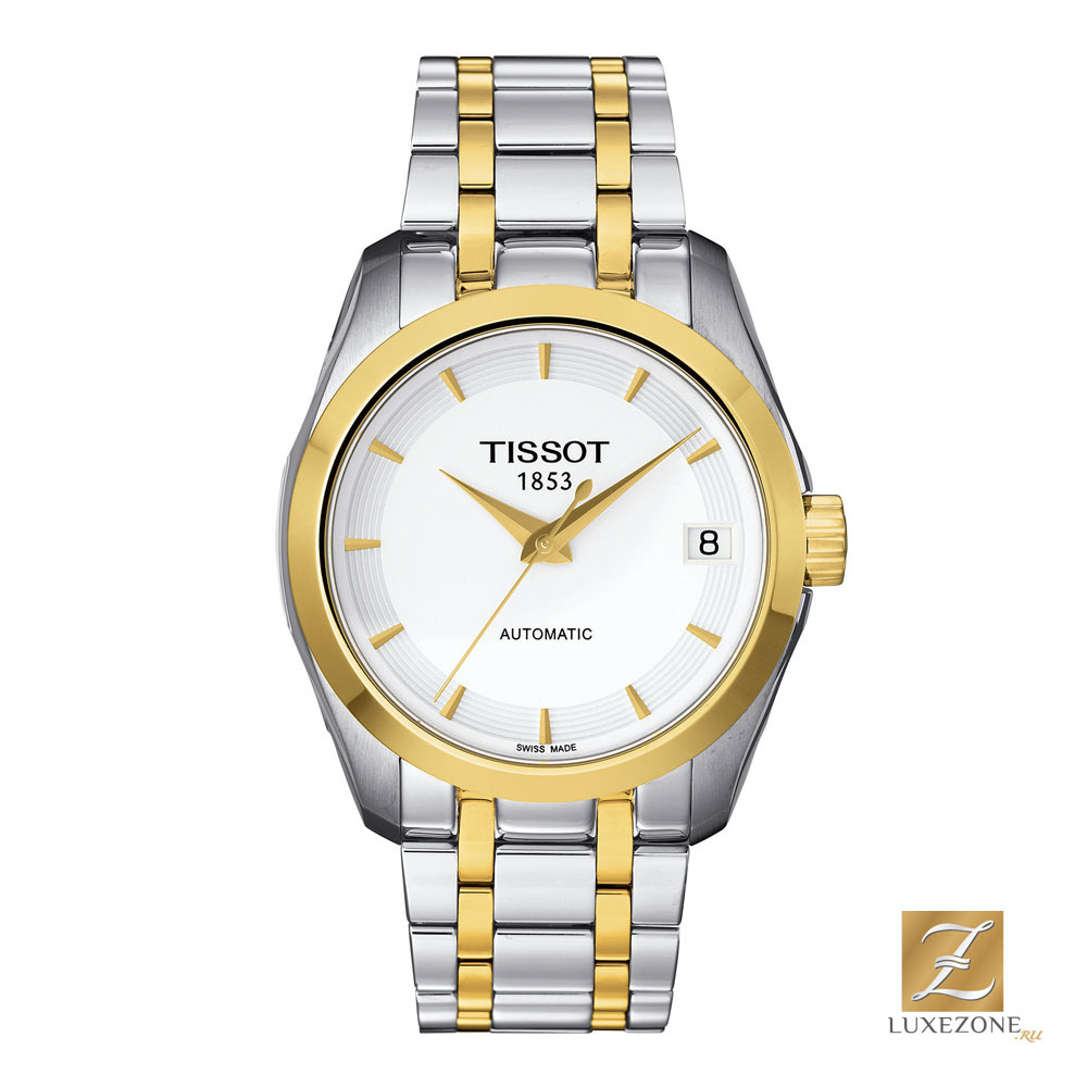 Tissot T035.207.22.01100, размер Средний, цвет оттенок 'желтое золото'