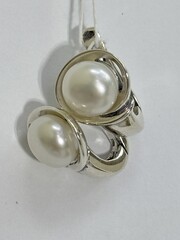 Улитка ( серьги из серебра)