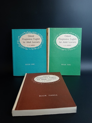 Книги Оксфорд Прогрессивный английский. 1958 г. Комплект том 1, 2, 3. Состояние новых XF