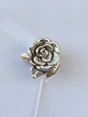 Роза-листок (кольцо из серебра)