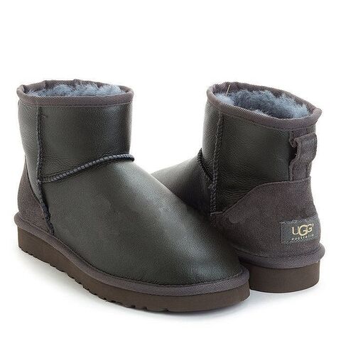 Ugg Classic Mini Metallic Grey