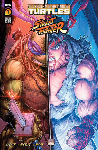Teenage Mutant Ninja Turtles Vs Street Fighter #1 (Cover B)