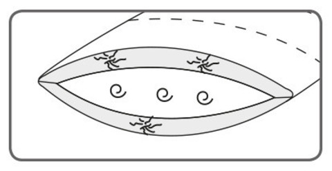 Подушка пуховая трехкамерная 40х60 Christian Fischbacher Gstaad хлопок