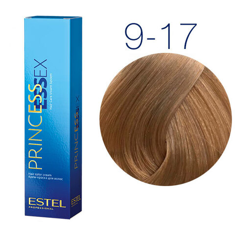 Estel Professional Princess Essex 9-17 (Блондин пепельно-коричневый) - Крем-краска для волос