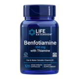 Бенфотиамин с тиамином, Benfotiamine 100 mg with Thiamine, Life Extension, 120 вегетарианских капсул 1