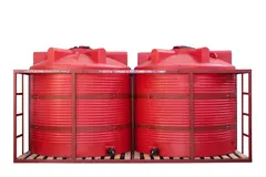 Кассета для перевозки ЖКУ 2*6000 Пластерра PT KAS (13000 л.) вертикальный (4120x2080x2340см;красный) - арт.560134