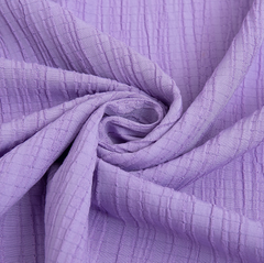 Ткань плательная вискоза стрейч жаккард, 120 гр/м2, ш. 148 см, сирень