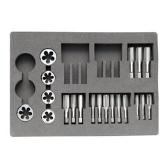 Набор метчиков и плашек M3 -M24 HSS 61пр Bucovice(CzTool) 340240