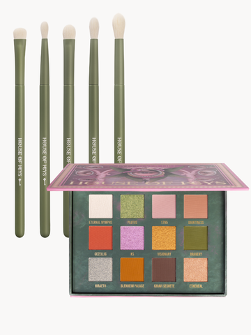 Набор из 5 кистей GRACEFUL GREEN & EYES NEVER LIE часть I