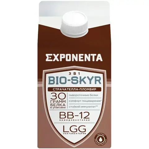 Напиток Exponenta High-pro 3 в1 Страчателла - Пломбир 500гр