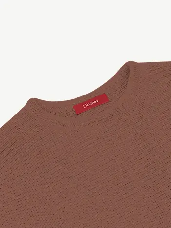 Джемпер оверсайз из шелка