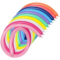 
          Шар воздушный для моделирования Alingar, "Пастель+неон", ассорти, 100 шт., пакет с европодвесом