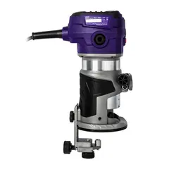 Фрезер сетевой ПУЛЬСАР ФЭ 700C (700Вт, 6-8 мм, 12000-30000 об/мин, сумка, 1,5 кг) + насадки фрезерная, кромочная и наклонная (911-474)