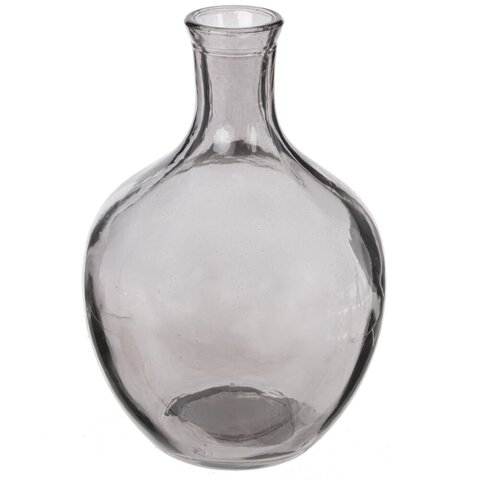 Ваза стеклянная (Высота 11,5 см) - Серый - купить