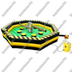 Коммерческая надувная игра "Увернись от палки" (Melt Down) 5*5*1.5 м