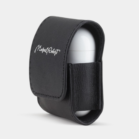 Чехол для наушников Petit из кожи теленка, черного цвета