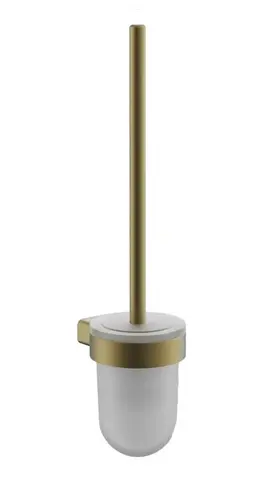 Ёршик туалетный настенный BELZ B90810, брашированное золото