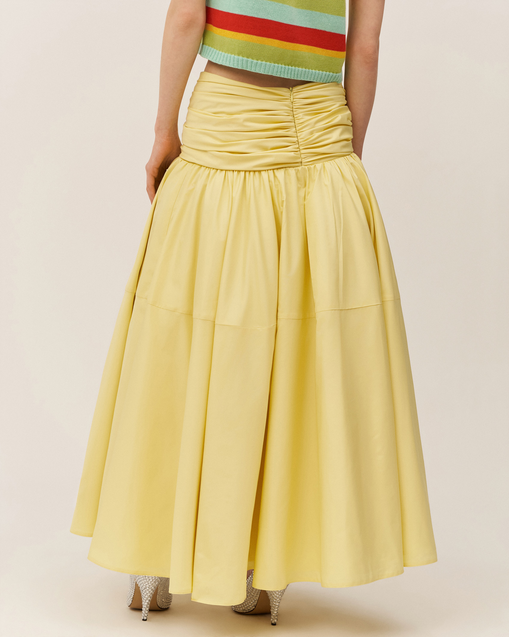 Пышная юбка с бантом