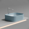 Ceramica Nova Element CN6052ML Умывальник чаша накладная прямоугольная, 50.5x38, цвет: голубой матовый