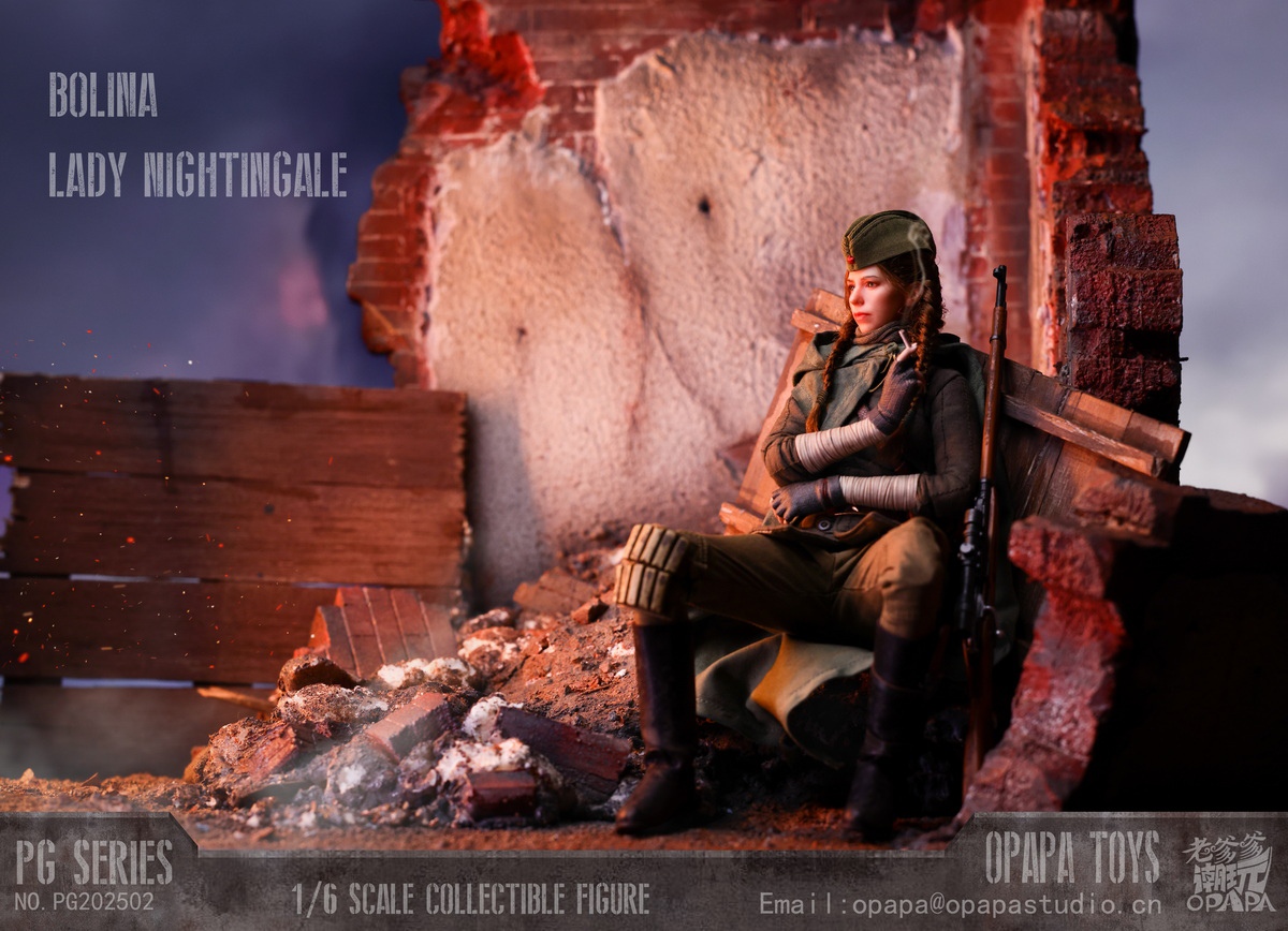 Фигурка Леди Соловей Полина Call of Duty Vanguard Winter vers 1/6