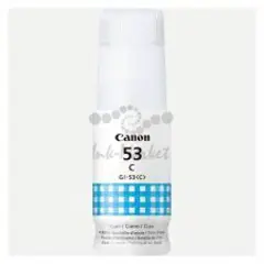 Canon - GI-53C - GI53C - 4673C001 - Genuine Cyan Ink Bottle (60ml)