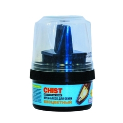 Крем для обуви бесцветный 60мл CHIST