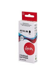 Струйный картридж Sakura 6472B001 (451XL BK) для Canon PIXMA MG5440, 5540, 6340, 6440, 7140; MX924; iP7240, водорастворимый тип чернил, черный, 10,2 мл., 4425 к.