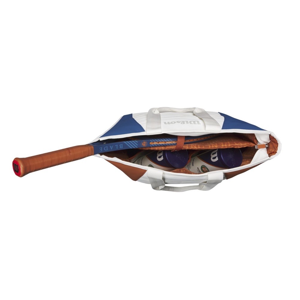 Сумка теннисная женская Wilson Tote Roland Garros 2024 Cream/Clay