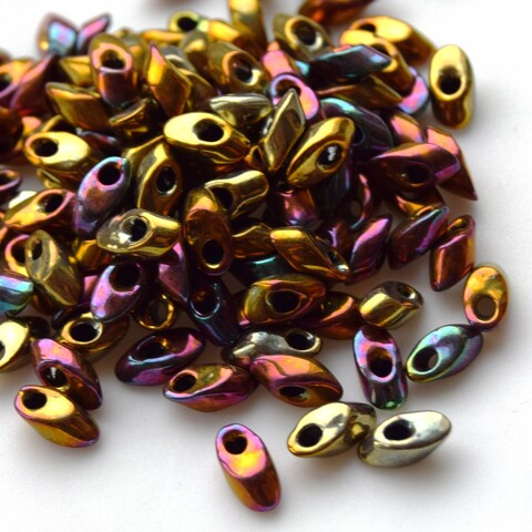 LMA-0462 Бисер-лепестки Миюки/Miyuki long Magatama