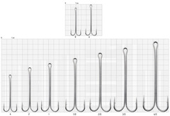 Крючки-двойники Lucky John LJH122, №2/0, 4шт.