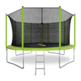 ARLAND Батут 14FT с внутренней страховочной сеткой и лестницей (Light green) фото №0