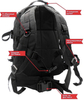 Картинка рюкзак тактический Skully Tactic RWZS45 black - 3