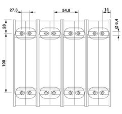 RBO 16-3L/N-Болтовые клеммы