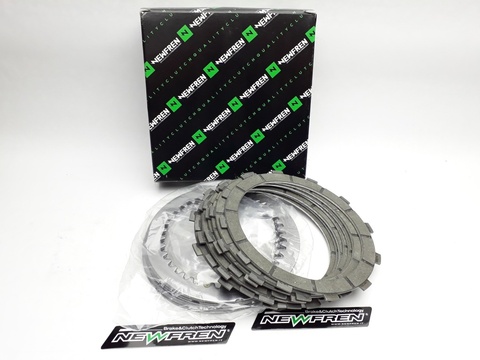 F1545AC Комплект дисков сцепления мото (фрикционные + металлические) (FCS0672/2)   NEWFREN