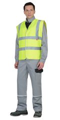 Жилет сигнальный "Универсал 400" G лимонный (тк. "Габарит")