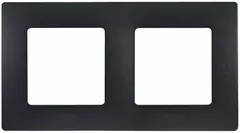 Etika Рамка 2 антрацит 672582