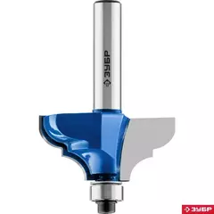 ЗУБР 38.1 x 17.5 мм, радиус 6.3 мм, фреза кромочная калевочная №3, Профессионал (28704-38.1)