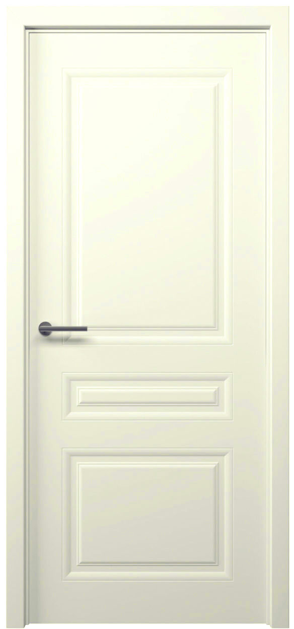 Дверь межкомнатная Альберо (Фрегат) Стиль (Эмаль) Стиль-2 ПГ (с врезкой под замок), цвет слоновая кость, эмаль, глухая