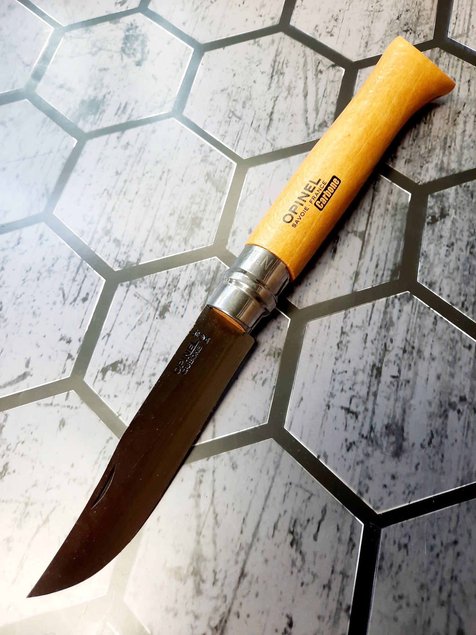 Складной карманный Opinel №12, нерж.сталь, рукоять Бук купить за 1 800 ...