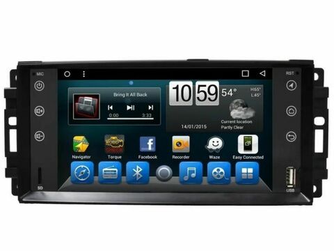 Магнитола для Jeep/Dodge/Chrysler Android 10 4/64GB IPS DSP 4G модель KR-7145-S10