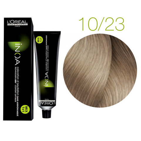 L'Oreal Professionnel INOA 10.23 (Очень очень светлый блондин перламутрово-золотистый) - Краска для волос